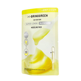 BRINGGREEN มาสก์เจลลี่สปาเกาหลี Super Lemon Glutathione Modeling Pack 28กรัม - BRINGGREEN, มาส์กหน้า