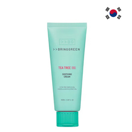 BRINGGREEN ครีมบำรุงผิวหน้า Tea Tree Cica Soothing Cream Plus 100มล - BRINGGREEN, เพิ่มความชุ่มชื้น