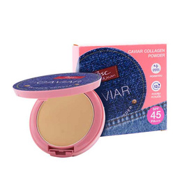 BSC แป้งพัพ Jean&Jean Caviar Collagen Powder SPF45 PA+++ 9.5 กรัม - BSC, แป้ง