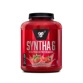 BSN SYNTHA-6 เวย์โปรตีน 5 ปอนด์ รสสตรอเบอร์รี่ มิลค์เชค - Optimum Nutrition, อาหารเสริมการออกกำลังกาย