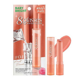 Baby Bright ลิปกลอส 8Glasses Water Gloss 2.5 กรัม - Baby Bright, ลิปกรอส