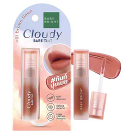 Baby Bright ลิปทินท์ Cloudy Bare Tint 2.6 กรัม - Baby Bright, ริมฝีปาก