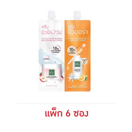 Baby Bright เซ็ตบำรุงผิวหน้า Double Booster Brightening Set 6+6กรัม (6ซอง) - Baby Bright, ดูแลผิวหน้า