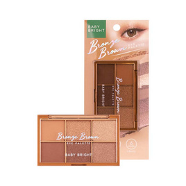 Baby Bright พาเลทอายแชโดว์ Eye Palette 6x0.7 กรัม - Baby Bright, ทาตา