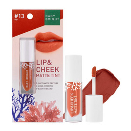 Baby Bright ลิปเนื้อแมตต์ Lip and Cheek Matte Tint 2.4 กรัม - Baby Bright, ลิปน้ำ/ลิปจิ้มจุ่ม