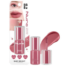 Baby Bright ลิปทินท์ Nure Lip & Cheek Matte Tint 2.6 กรัม - Baby Bright, Baby Bright