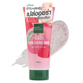 Baby Bright สครับผิวกาย Peach Strawberry Shower Scrub 350 มล. - Baby Bright, สครัปผิวกาย