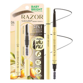 Baby Bright ดินสอเขียนคิ้ว Razor Sharp Brow Pencil 0.15 กรัม - Baby Bright, ดินสอเขียนคิ้ว/มาสคาร่าคิ้ว