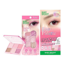 Baby Bright พาเลทอายแชโดว์ Sugary Pink Eye Palette  6x0.7 กรัม - Baby Bright, ตกแต่งดวงตา