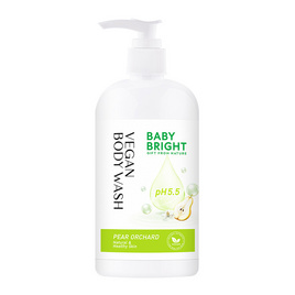 Baby Bright เจลอาบน้ำ Vegan Body Wash 500 กรัม - Baby Bright, สบู่เหลว