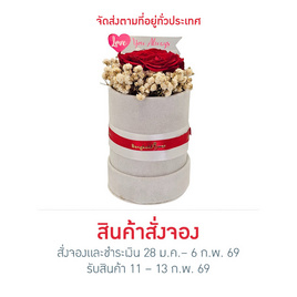 BangkokFlower ดอกกุหลาบอบแห้งในกล่องกำมะหยี่ Mini - Bangkokflower, ดอกไม้ แทนใจ