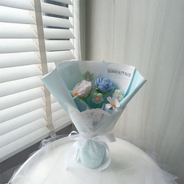 Bangkokflower MINI BOUQUET FOR MOM 1 ช่อดอกไม้ถักมินิเพื่อแม่ แบบที่ 1 - Ausiris, อุปกรณ์ตกแต่งภายในบ้าน