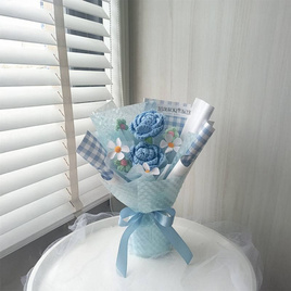 Bangkokflower MINI BOUQUET FOR MOM 2 ช่อดอกไม้ถักมินิเพื่อแม่ แบบที่ 2 - Ausiris, อุปกรณ์ตกแต่งภายในบ้าน