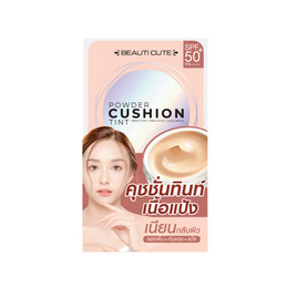 Beauti Cute คุชชั่น Powder Cushion Tint 7 กรัม 01 Beige - Beauti Cute, ผิวหน้า