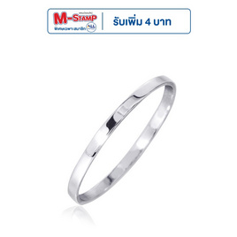 Beauty Jewelry แหวนเงินแท้ 92.5% แหวนเรียบขอบตัดตรง แหวนเสริมดวง รุ่น RS3086-SS - Beauty Jewelry, 7Online