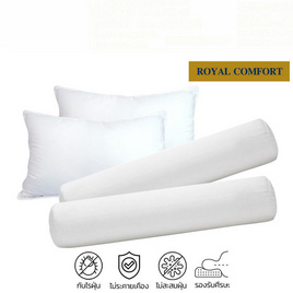 Bedisupreme หมอนหนุน 2 ใบ หมอนข้าง 2 ใบ Polyester รุ่น Royal Comfort (แพ็ค 4 ใบ) - Bedisupreme, ห้องนอนและเครื่องนอน