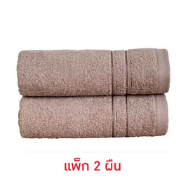Behome ผ้าเช็ดผม Jinny ขนาด 15x32นิ้ว แพ็ก 2 ผืน - Behome, อุปกรณ์เครื่องใช้ในห้องน้ำ