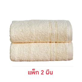 Behome ผ้าเช็ดผม Jinny ขนาด 15x32นิ้ว แพ็ก 2 ผืน - Behome, อุปกรณ์เครื่องใช้ในห้องน้ำ