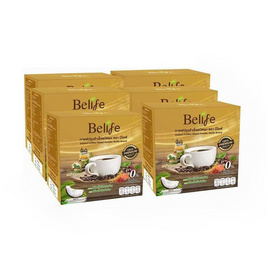 Belife กาแฟสมุนไพรเพื่อสุขภาพ บรรจุ 20 ซอง/กล่อง (แพ็ก 6 กล่อง) - Belife, อาหารเสริม