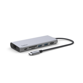 Belkin อุปกรณ์ขยายช่องสัญญาณ Connect USB-C 7-in-1 Multiport Adapter (INC009btSGY) - Belkin, อุปกรณ์ขยายพอร์ท