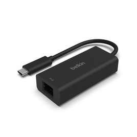 Belkin อุปกรณ์แปลงสัญญาณ Connect USB-C to 2.5 Gb Ethernet Adapter (INC012btBK) - Belkin, อุปกรณ์เสริมคอมพิวเตอร์อื่นๆ