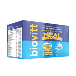 Biovitt ผลิตภัณฑ์ทดแทนมื้ออาหาร รสออริจินัล บรรจุ 14 ซอง - Biovitt, อาหารเสริมเพื่อความงาม