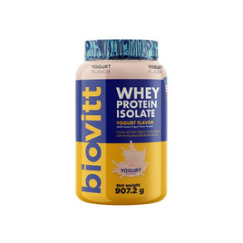 Biovitt เวย์ โปรตีน ไอโซเลท โยเกิร์ต เฟลเวอร์ บรรจุ 907.2 กรัม - Biovitt, สินค้าใหม่