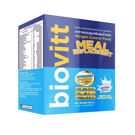 Biovitt Meal Replacement Original Flavor 250 กรัม  5 ซอง - Biovitt, สินค้าใหม่