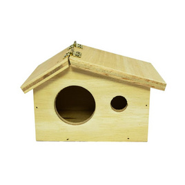 Bird Box บ้านไม้นก ทำจากไม้ หลังคาแบบบานพับเปิดได้ - Bird Box, สัตว์เลี้ยงอื่นๆ