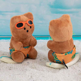 Bite Me Summer Edition Jelly Bear Toy ของเล่นตุ๊กตาหมีสำหรับสัตว์เลี้ยง Brown - Bite me, สัตว์เลี้ยง