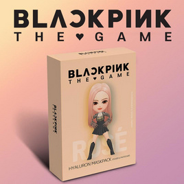 Blackpink The Game [Rose] มาส์กแผ่น Hyaluron Maskpack 23มล. (7ซอง) - Blackpink The Game, BLACKPINK THE GAME MASKPACK