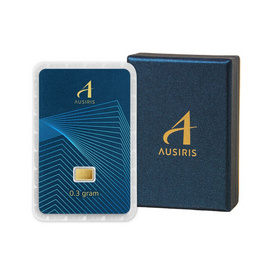 Boxset ทองคำแท่งพร้อมกล่อง 0.3 g ลายการ์ดมาตรฐาน - Ausiris, อุปกรณ์ตกแต่งภายในบ้าน