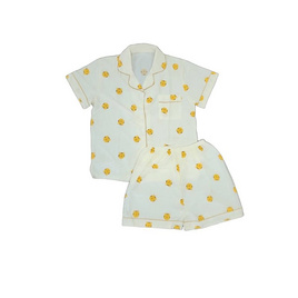 Bra Studio ชุดนอนเสื้อแขนสั้นพร้อมกางเกงขาสั้น ลายหน้าน้องเสือ - Bra Studio, ชุดนอน