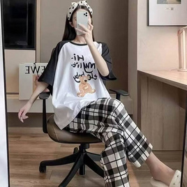 Bra Studio ชุดนอนขายาวลายหมีตาราง - Bra Studio, สินค้าใหม่แฟชั่น