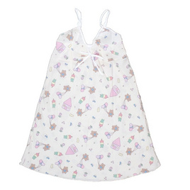 Bra Studio Setชุดนอนกระโปรงพร้อมเสื้อคลุม ลายน้องหมีดังโงะ - Bra Studio, ชุดนอน