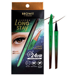 Browit อายไลเนอร์ Aurora Long Stay Eyeliner 0.5 กรัม - Browit, มาสคาร่า/อายไลน์เนอร์