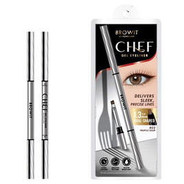 Browit อายไลเนอร์ Chef Gel Eyeliner 0.06 กรัม - Browit, ผลิตภัณฑ์ตกแต่งดวงตาและแก้ม