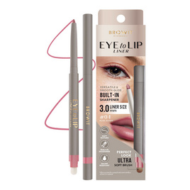 Browit ไลน์เนอร์ตาและปาก Eye To Lip Liner 0.3 กรัม - Browit, ดินสอเขียนขอบปาก