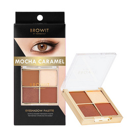 Browit พาเลทอายแชโดว์ Eyeshadow Palette 4x1 กรัม - Browit, ตกแต่งดวงตา