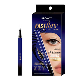 Browit อายไลเนอร์ Fast Flow Pro Eyeliner 0.55 มล. - Browit, มาสคาร่า/อายไลน์เนอร์