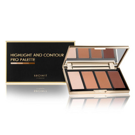 Browit พาเลทไฮไลท์และคอนทัวร์ Highlight & Contour 3.5กรัมx4สี - Browit, ไฮไลท์ & ชิมเมอร์