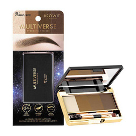 Browit พาเลทตกแต่งคิ้ว  Multiverse Eyebrow Palette 1 กรัม x 4 สี - Browit, ตกแต่งดวงตา