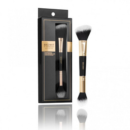 Browit แปรงไฮไลท์และคอนทัวร์ Professional Duo Highlight Contour Brush - Browit, เครื่องใช้ส่วนตัว/เสริมความงาม