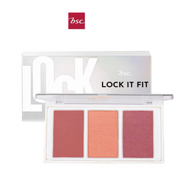 Bsc พาเลทบลัชออน Lock It Fit Luminous Face Palette 15.3 กรัม - BSC, เครื่องสำอาง