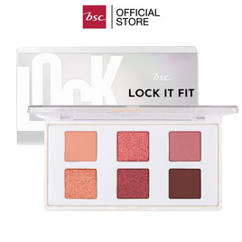 Bsc พาเลทอายแชโดว์ Lock It Fit Stay On Eye Palette 9 กรัม - BSC, อื่นๆ