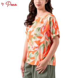 By Pena เสื้อเบลาส์ผู้หญิง คอกลม แขนในตัว รุ่น BPSS102301 - Pena house, เสื้อและเสื้อยืด