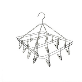 CASSA ห่วงตากผ้าสแตนเลส สี่เหลี่ยม 20 ตัวหนีบ - CASSA, CASSA