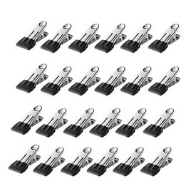 CASSA คลิปหนีบแสตนเลส ทีจับกันลื่นสีดำ 24 ตัวหนีบ - CASSA, CASSA