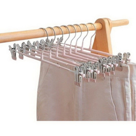 CASSA ไม้แขวนเสื้อกันลื่น พร้อมตัวหนีบ ไม่เป็นสนิม แพ็ก 5 ชิ้น - CASSA, อุปกรณ์ตากผ้า