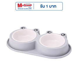 CCPets ชามพลาสติกรูปกบ ใหญ่ - CCPets, อุปกรณ์ให้อาหาร